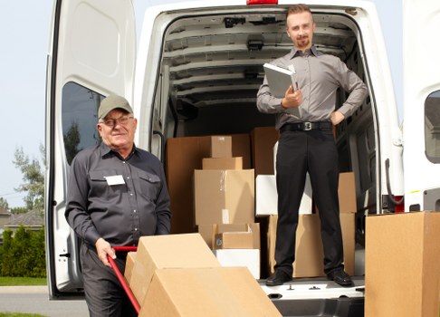 Office relocation service in Shoreditch with furniture and equipment