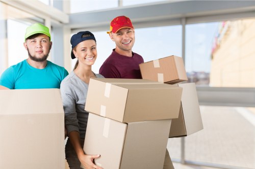 Professional packing materials used for Shoreditch flat removals