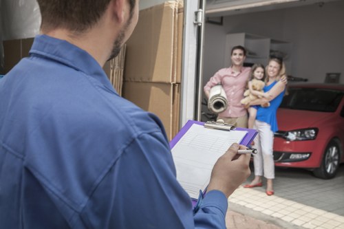 Bubble wrap, tape, and packing materials for secure packing