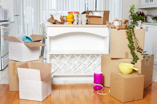 Professional removals team working safely in a Shoreditch property