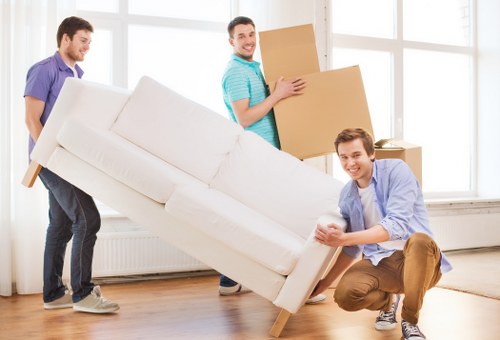 Office furniture pick-up in Shoreditch workspace