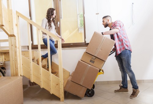 Business packing and unpacking support for a Shoreditch office move