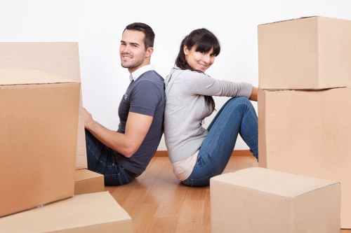 Office relocation using a man with van in Shoreditch