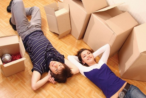 Selection of sturdy removal boxes and packing materials