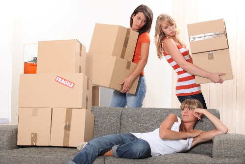 Residential furniture move in Shoreditch with van support